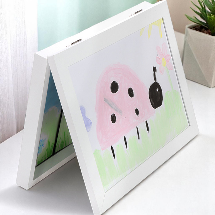 Bilderrahmen mit Aufbewahrung | Sammelrahmen für Kinderkunst